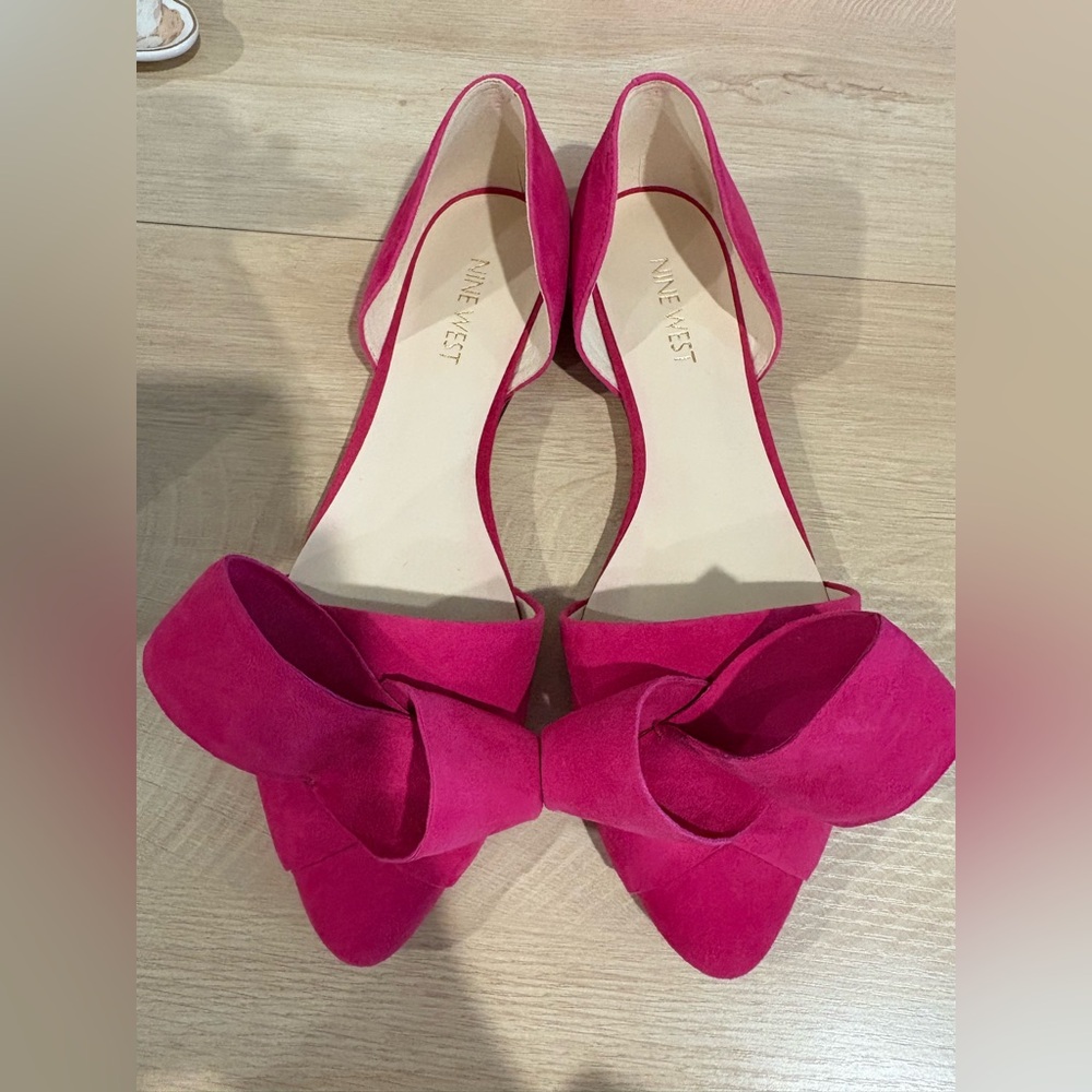 Pink Nine West Shoreline Ballet Flats BRAND NEW